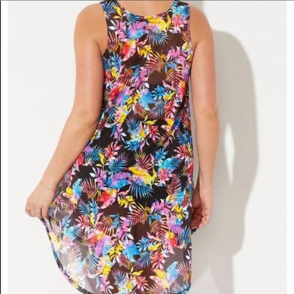 Swimsuits For All  MESH HIGH LOW COVER UP - Picture 8 of 10